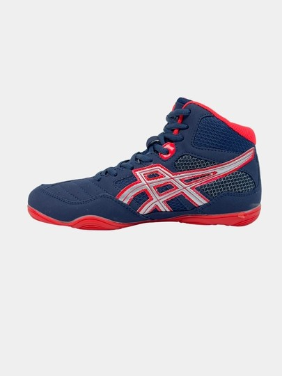 Soulier lutte asics bleu/rouge