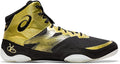 Soulier de lutte asics russe haute qualité black gold