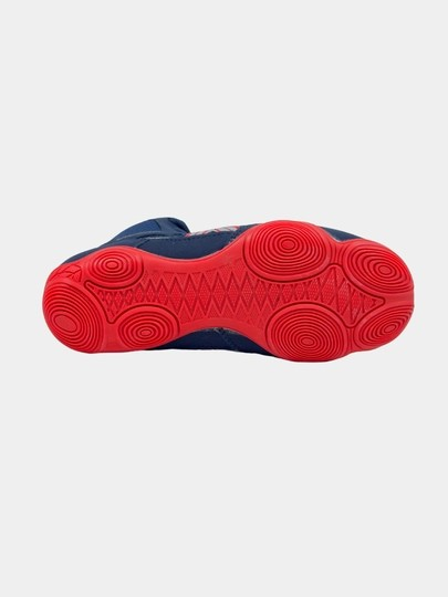 Soulier lutte asics bleu/rouge