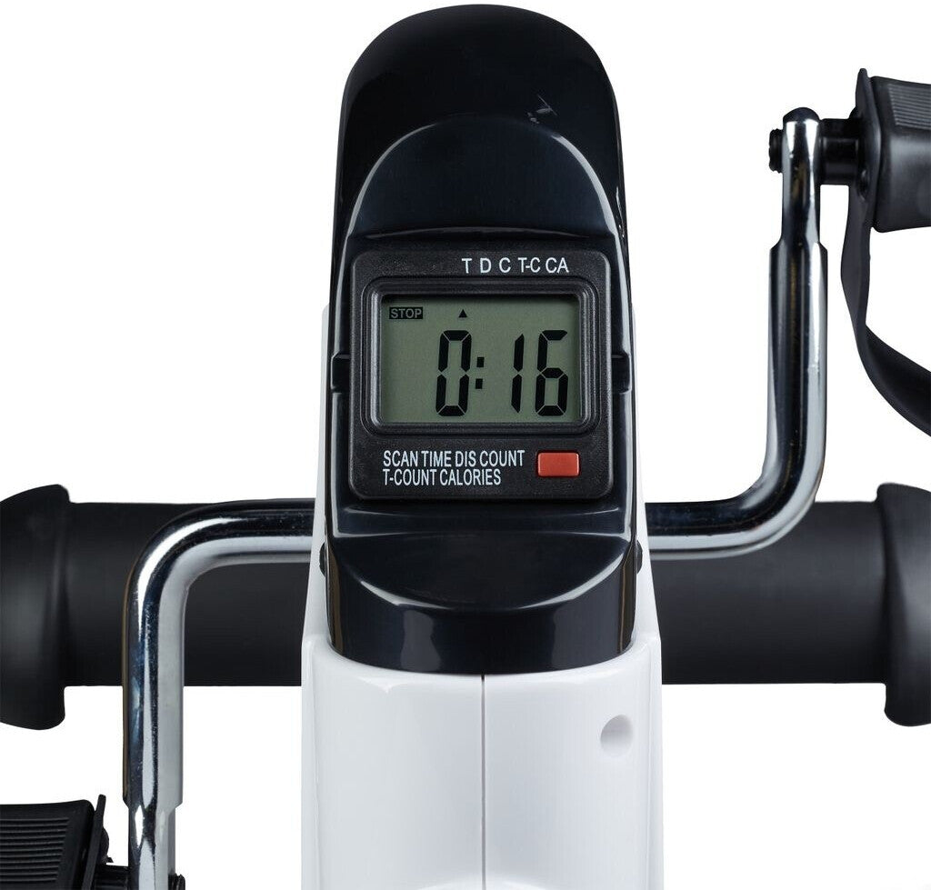 Vélo d'exercice manuel mini pour bras et jambes avec poignée de Transport