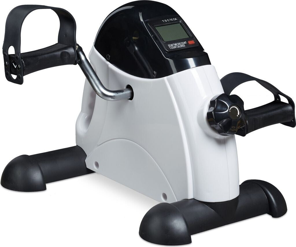 Vélo d'exercice manuel mini pour bras et jambes avec poignée de Transport